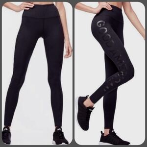 NWT Good American Black/Black Leggings
